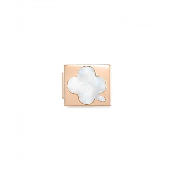 Classic Glam Rose Gold Stones Link Charm 230502/02Nominations230502/02