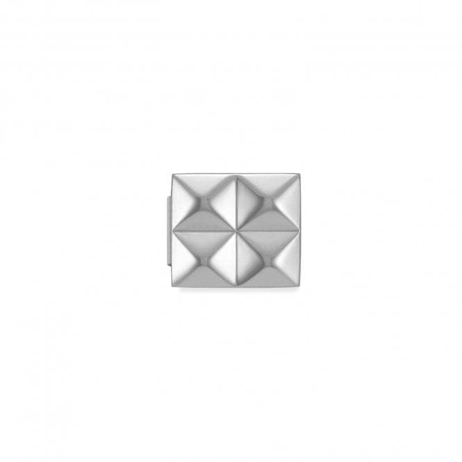 Classic Glam Steel Small Pyramids Link Charm 230107/02Nominations230107/02