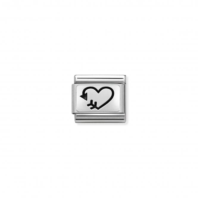 Classic Silver Heart with Arrow Link 330109/38Nominations330109/38
