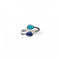 Coast Pebble Azure Gemstone Open Crossover Ring 10175LMGKit Heath10175LMGL