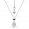 Coast Pebble Glisten Cubic Zirconia 18" Necklace 90188CZKit Heath90188CZ029
