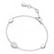 Coast Pebble Glisten Cubic Zirconia Pave Station 7.5" Bracelet 70188CZKit Heath70188CZ