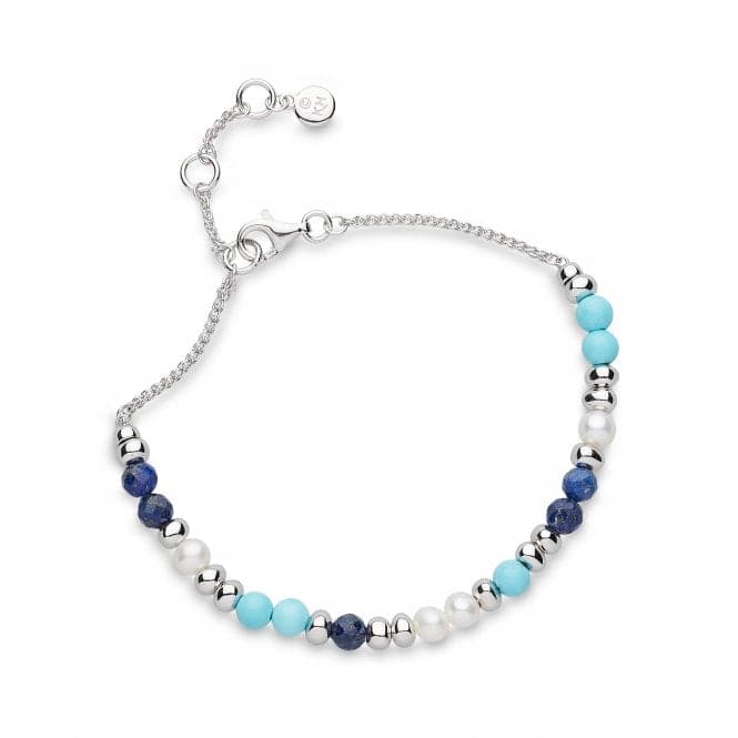 Coast Tumble Azure Gemstone Beaded Bracelet 70177LMGPKit Heath70177LMGP