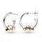 Coast Tumble Golden Hoop Earrings 60195GRGKit Heath60195GRG