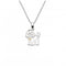Cockapoo with Gold Plate Heart Pendant 9353GDDew9353GD