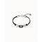 Cocodrile Grey Leather Faceted Crystal BraceletUNOde50PUL2179NGRMTL0U