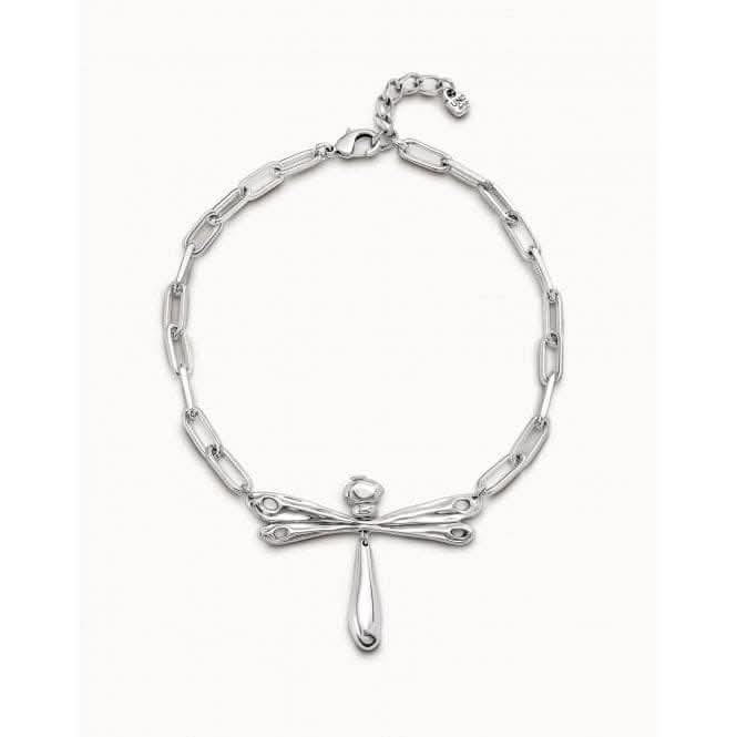 Come Fly Silver Metal NecklaceUNOde50COL1756MTL0000U