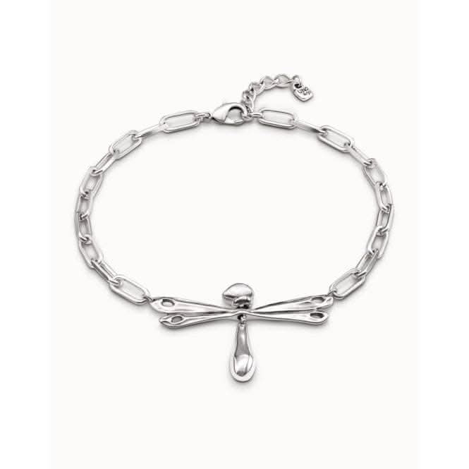 Come Fly Silver Metal NecklaceUNOde50COL1756MTL0000U