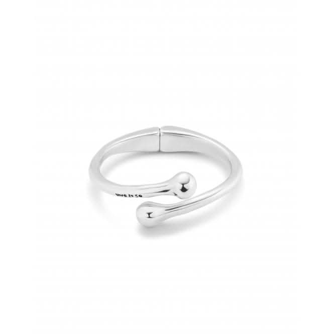 Comeback Sterling Silver Plated Rigid Internal BangleUNOde50PUL2416MTL0000L