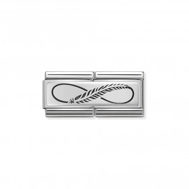 Composable Classic Double Silver Infinity Feather Link 330710/12Nominations330710/12