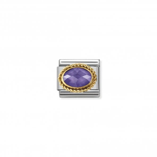 Composable Classic Faceted Zirconia Gold Purple Link 030602/001Nominations030602/001