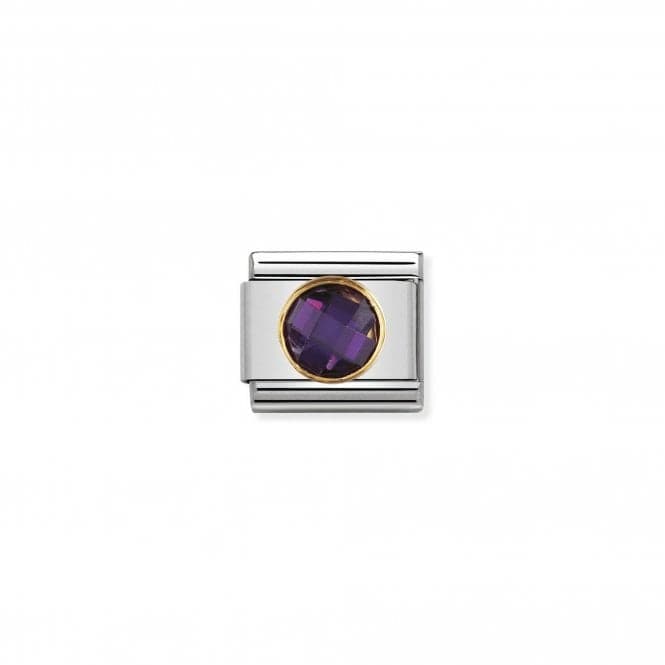 Composable Classic Link Gold Zirconia Purple Link 030605/001Nominations030605/001