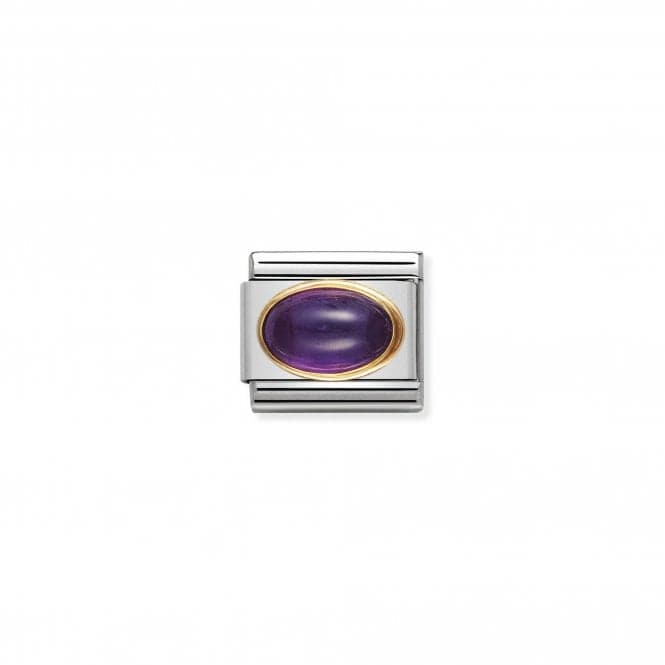 Composable Classic Oval Gold Amethyst Link 030504/02Nominations030504/02