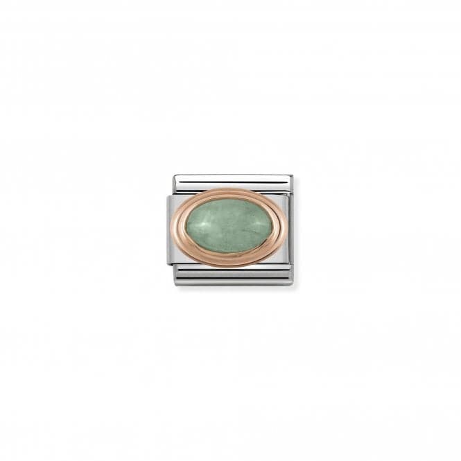 Composable Classic Oval Rose Gold Green Aventurine Link 430501/23Nominations430501/23