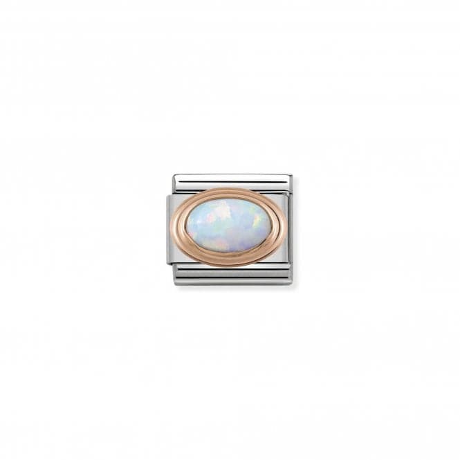 Composable Classic Oval Rose Gold White Opal Link 430501/07Nominations430501/07