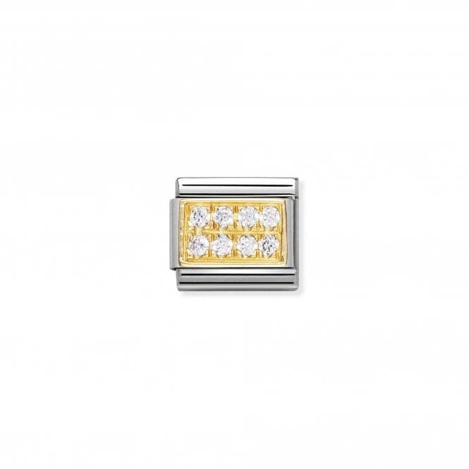 Composable Classic Pave Gold Zirconia White Zirconia Link 030314/01Nominations030314/01