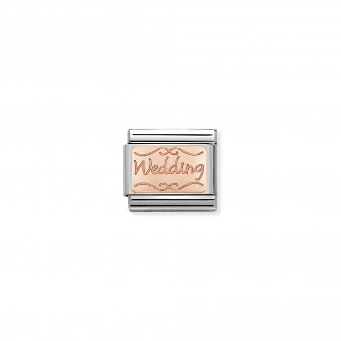 Composable Classic Rose Gold Custom Wedding Plate Link 430101/40Nominations430101/40