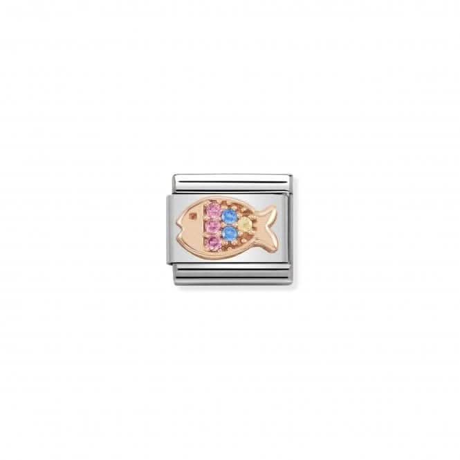 Composable Classic Rose Gold Fish Link 430302/26