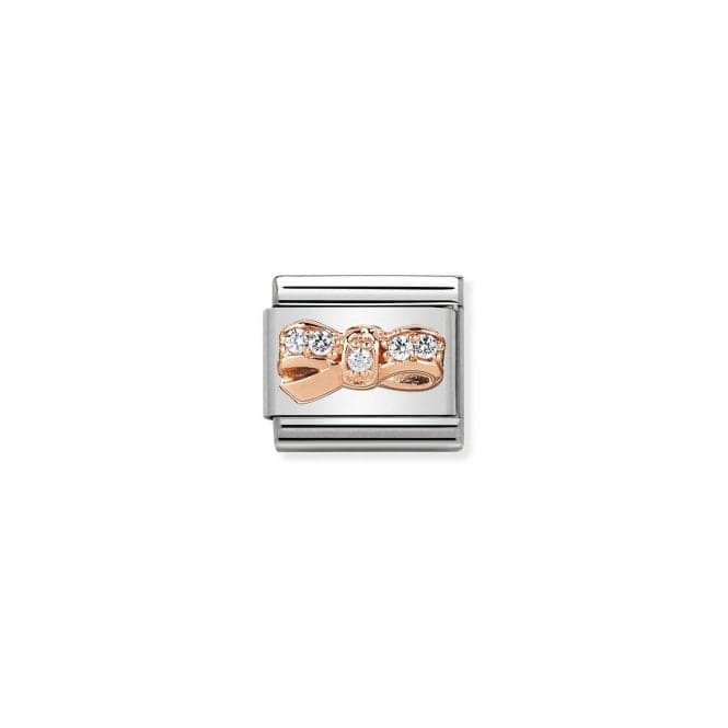 Composable Classic Rose Gold Zirconia Bow Link 430302/12Nominations430302/12