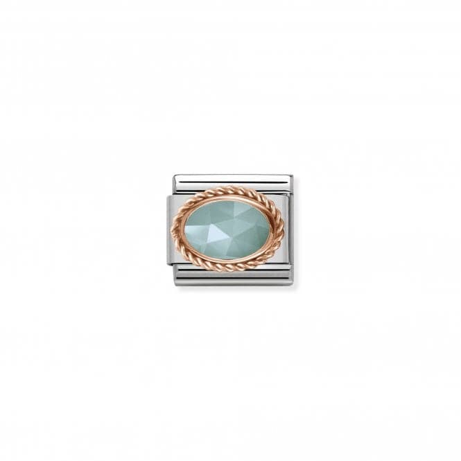 Composable Classic Stone Rose Gold Amazonite Link 430507/32Nominations430507/32