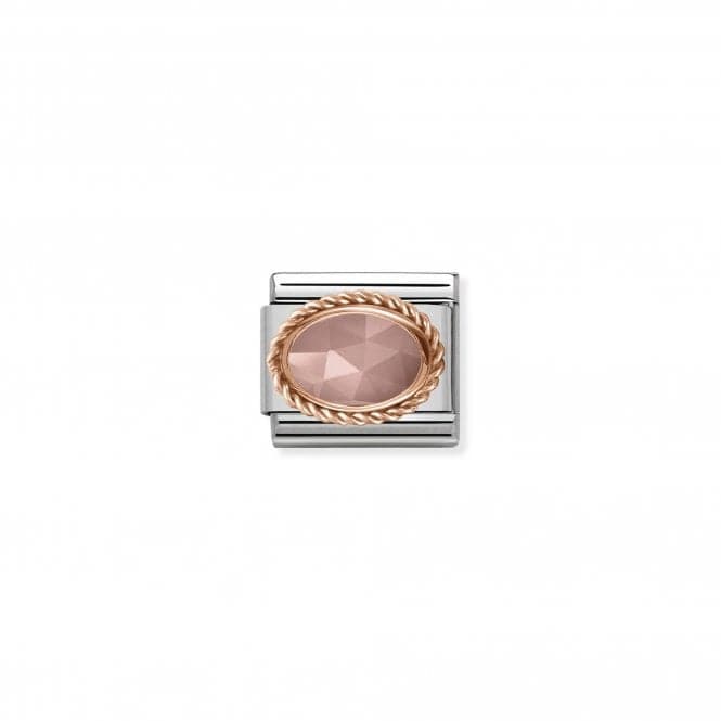 Composable Classic Stone Rose Gold Apricot Chalcedony Link 430507/34Nominations430507/34