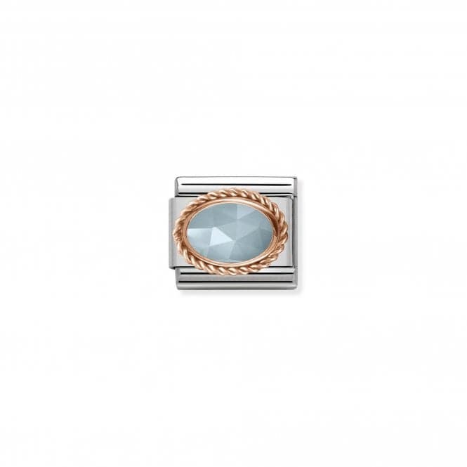 Composable Classic Stone Rose Gold Milky Aquamarine Link 430507/31Nominations430507/31