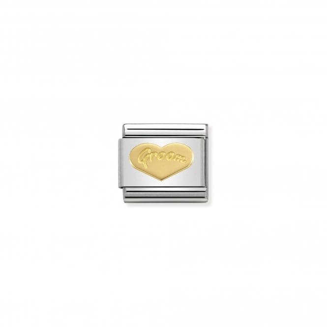 Composable Classic Symbols 18K Gold Groom Link 030162/34Nominations030162/34