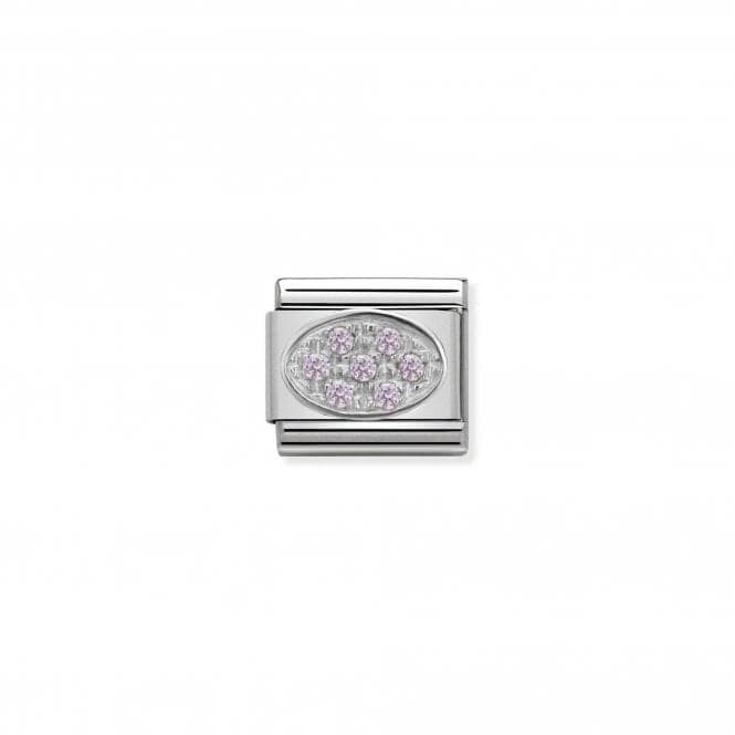 Composable Oval Pave Pink Cubic Zirconia Link 330308/06Nominations330308/06