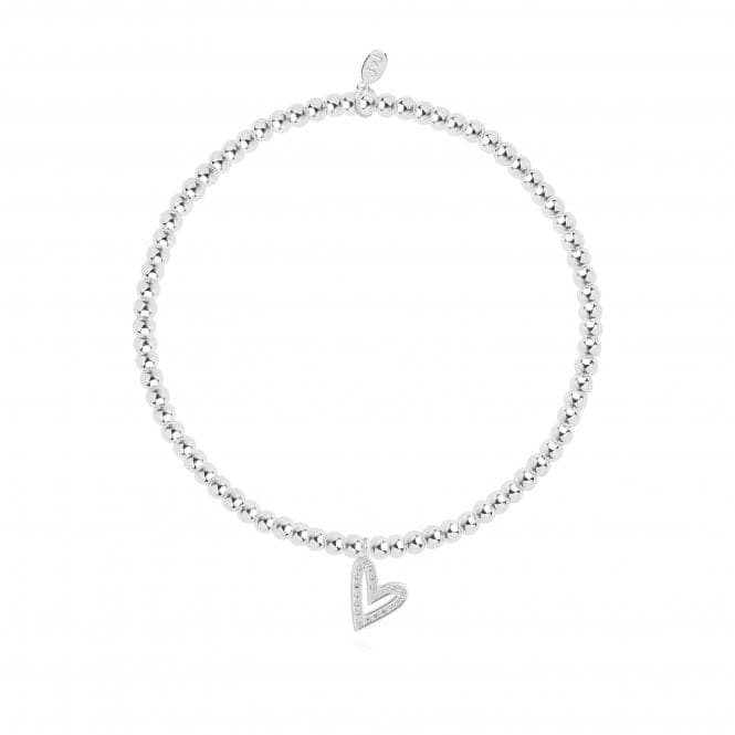 Confetti A Little Fabulous Friend Silver 17.5cm Stretch Bracelet 4333Joma Jewellery4333