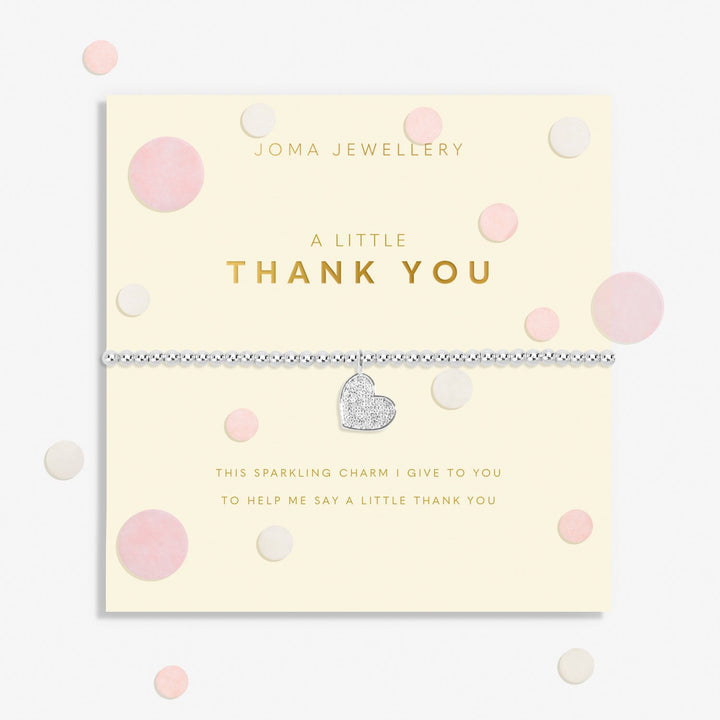 Confetti A Little thank You Silver Plated Bracelet 8548Joma Jewellery8548