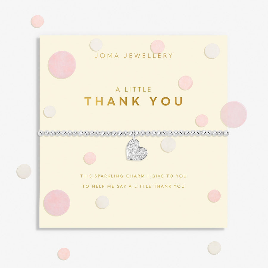 Confetti A Little thank You Silver Plated Bracelet 8548Joma Jewellery8548