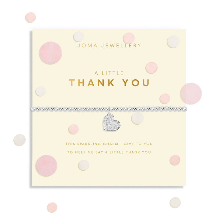 Confetti A Little thank You Silver Plated Bracelet 8548Joma Jewellery8548