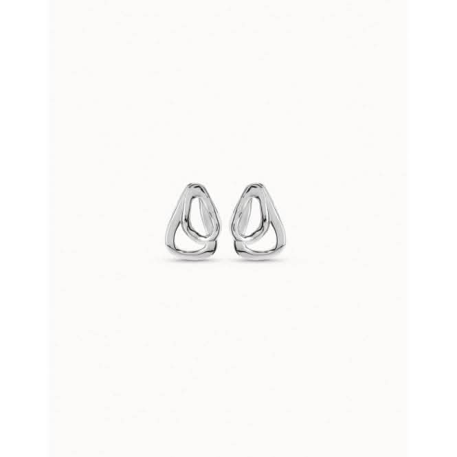 Connected Silver Metal EarringsUNOde50PEN0740MTL0000U
