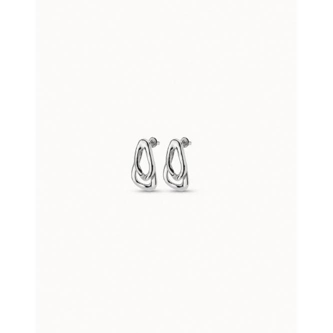 Connected Silver Metal EarringsUNOde50PEN0740MTL0000U