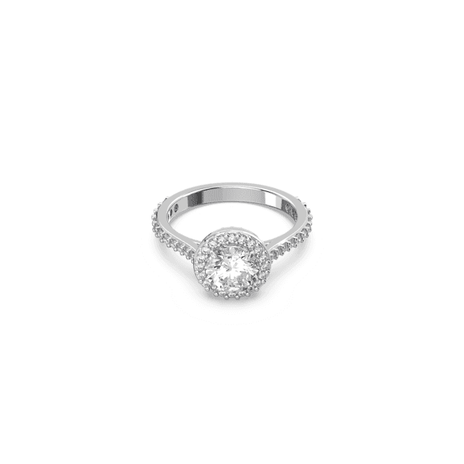 Constella Cocktail Round Cut Pavé White Rhodium Plated RingSwarovski5642625 50