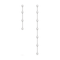 Constella Drop Asymmetric Design White Rhodium Plated Earrings 5641681Swarovski5641681