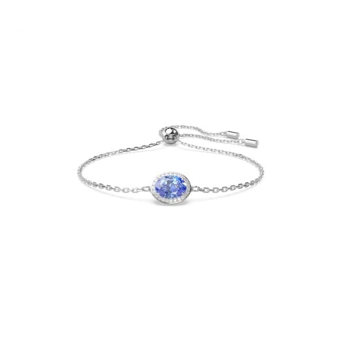 Constella Rhodium Plated Blue Oval Cut Bracelet 5671895Swarovski5671895