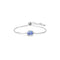Constella Rhodium Plated Blue Oval Cut Bracelet 5671895Swarovski5671895