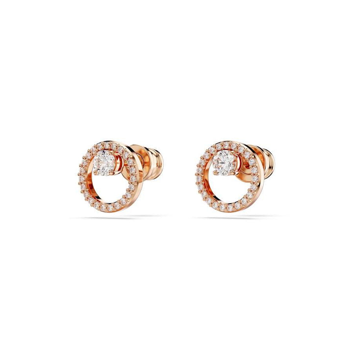 Constella Rose Gold Tone Stud Earrings 5692263Swarovski5692263