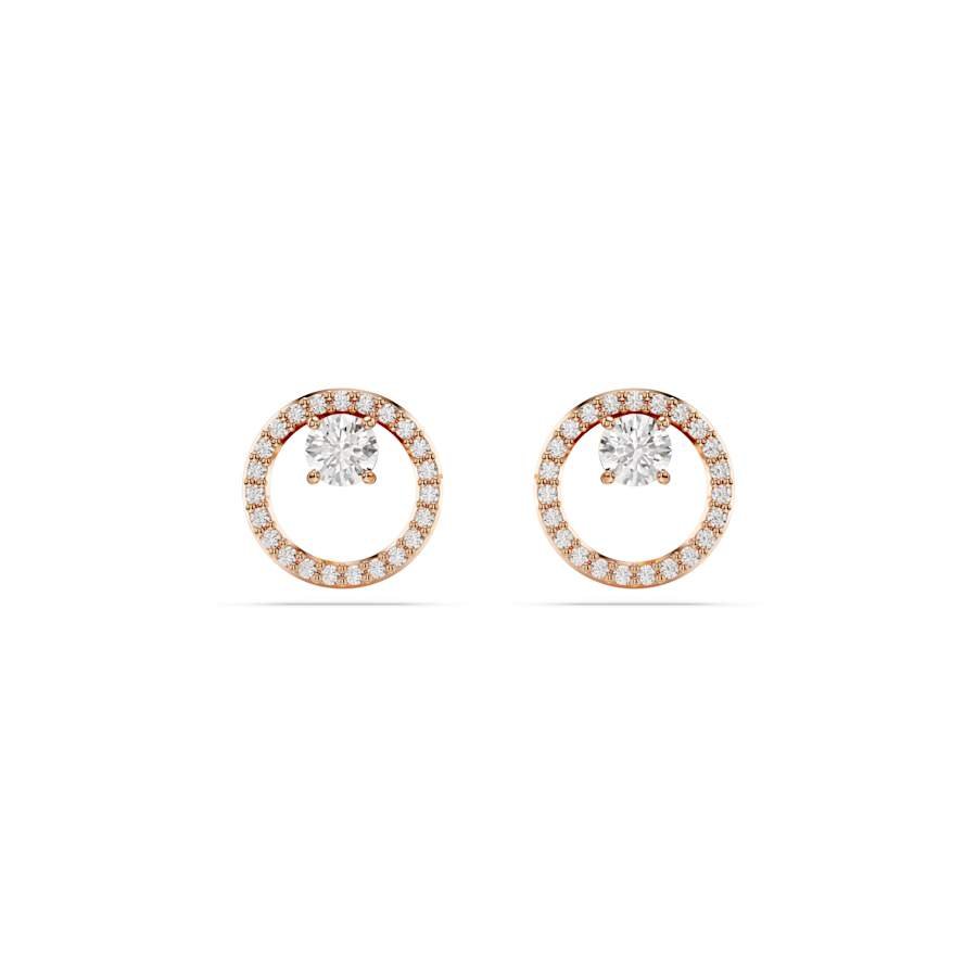 Constella Rose Gold Tone Stud Earrings 5692263Swarovski5692263