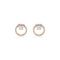 Constella Rose Gold Tone Stud Earrings 5692263Swarovski5692263