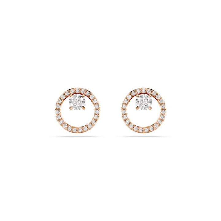 Constella Rose Gold Tone Stud Earrings 5692263Swarovski5692263