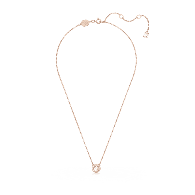 Constella Round Cut Pavé White Rose Gold - tone Plated Pendant 5636272Swarovski5636272