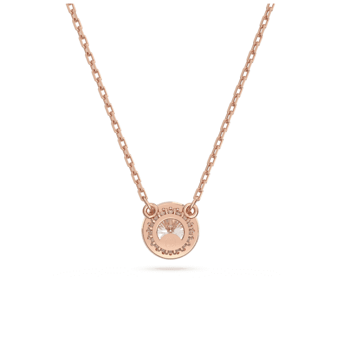 Constella Round Cut Pavé White Rose Gold - tone Plated Pendant 5636272Swarovski5636272