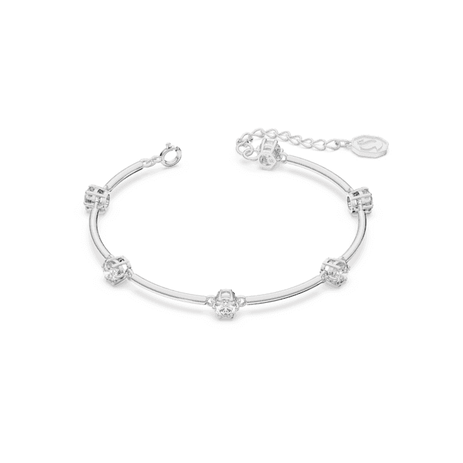 Constella Round Cut White Rhodium Plated Bangle 5641680Swarovski5641680