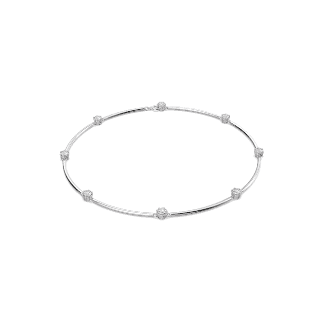 Constella Round Cut White Rhodium Plated Necklace 5638699Swarovski5638699