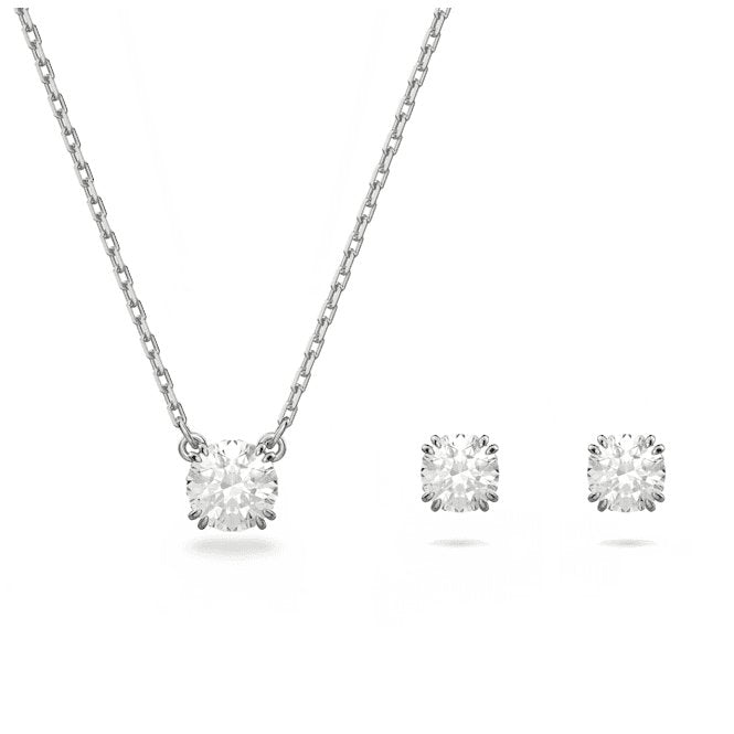 Constella Round Cut White Rhodium Plated Set 5647663Swarovski5647663