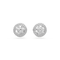Constella Stud Round Cut Pavé White Rhodium Plated Earrings 5636269Swarovski5636269