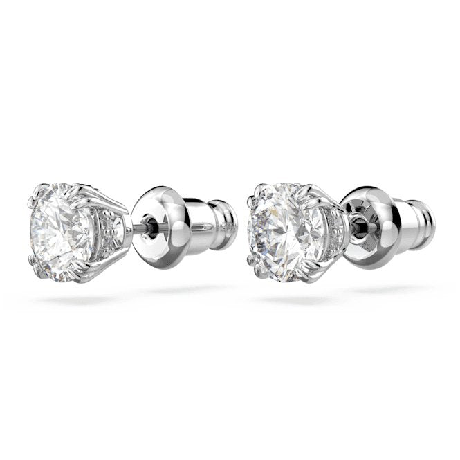 Constella Stud Round Cut White Rhodium Plated Earrings 5636712Swarovski5636712