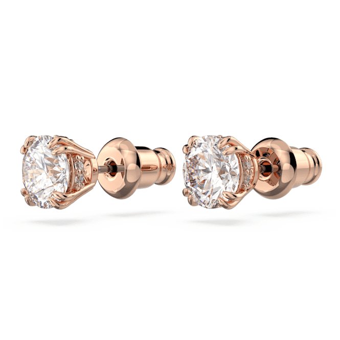 Constella Stud Round Cut White Rose Gold - tone Plated Earrings 5638801Swarovski5638801